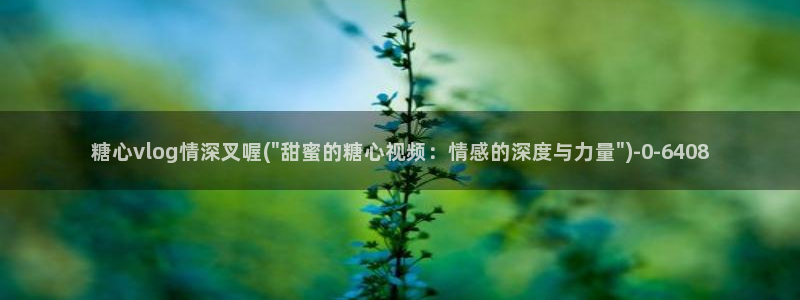糖心最新入口：糖心vlog情深叉喔(\